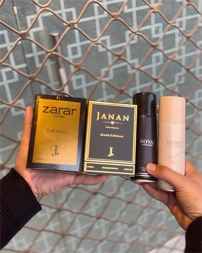 4 PERFUME DEAL 2 BODY SPRAY FREE (EID OFFER)